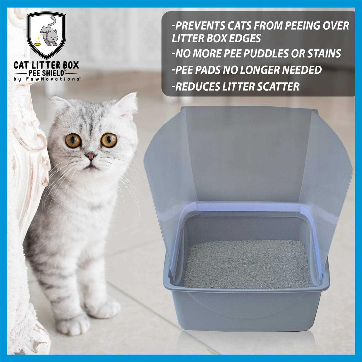 Cat Litter Box Pee Shields P344901
