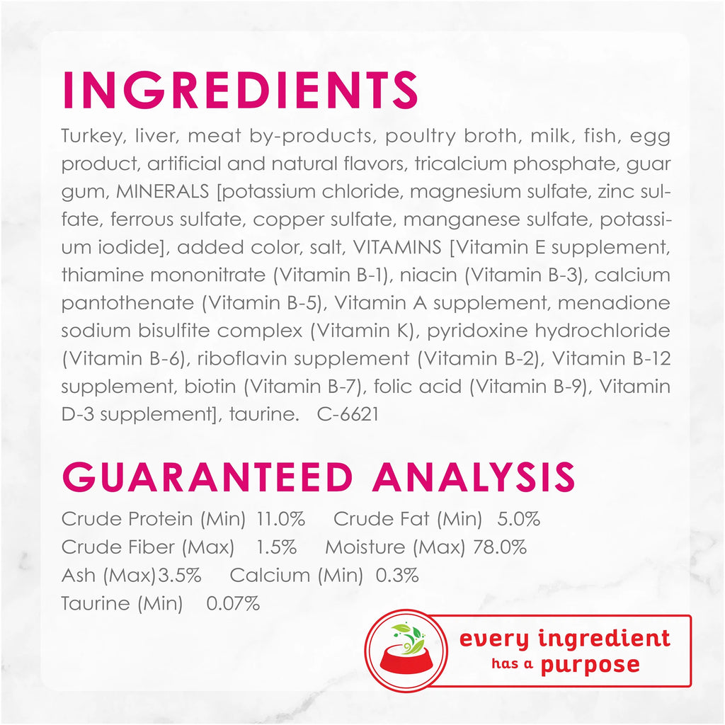 Wet Kitten Food Pate 3 OZ Can Pack of 24 I52634