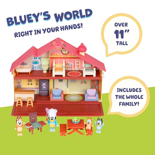 10” Toddler House Playset with 10 Play Pieces B80413