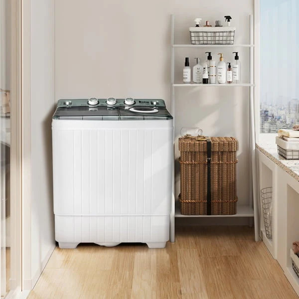 Portable 26lbs Washing Machine with Drain Pump D281969