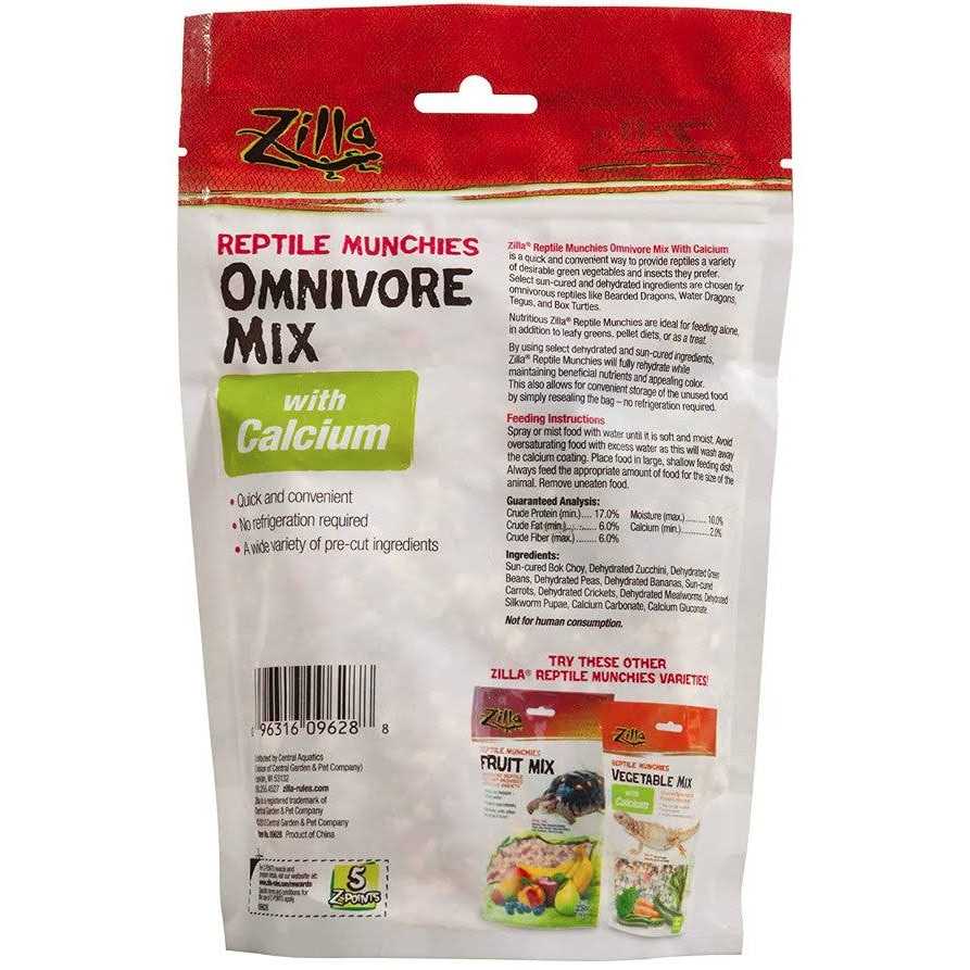 Reptile Omnivore Mix with Calcium K35290