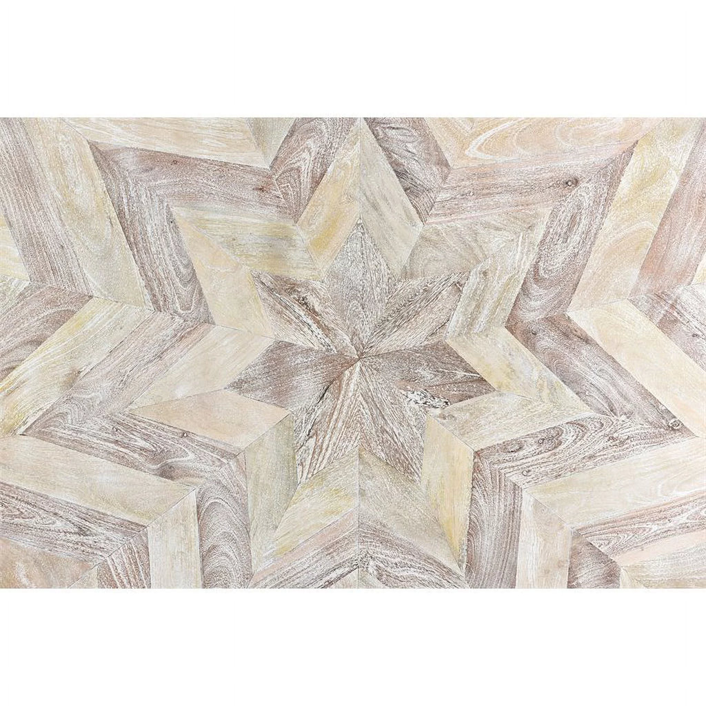 White Solid Wood King Panel Bed P5138