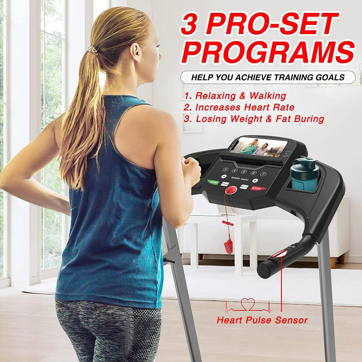Portable Electric Folding Treadmill V226860