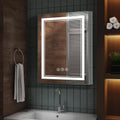 20 x 26 Inch Led Medicine Cabinet with Mirror D7903