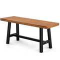 Outdoor Bench with Metal Legs D473865