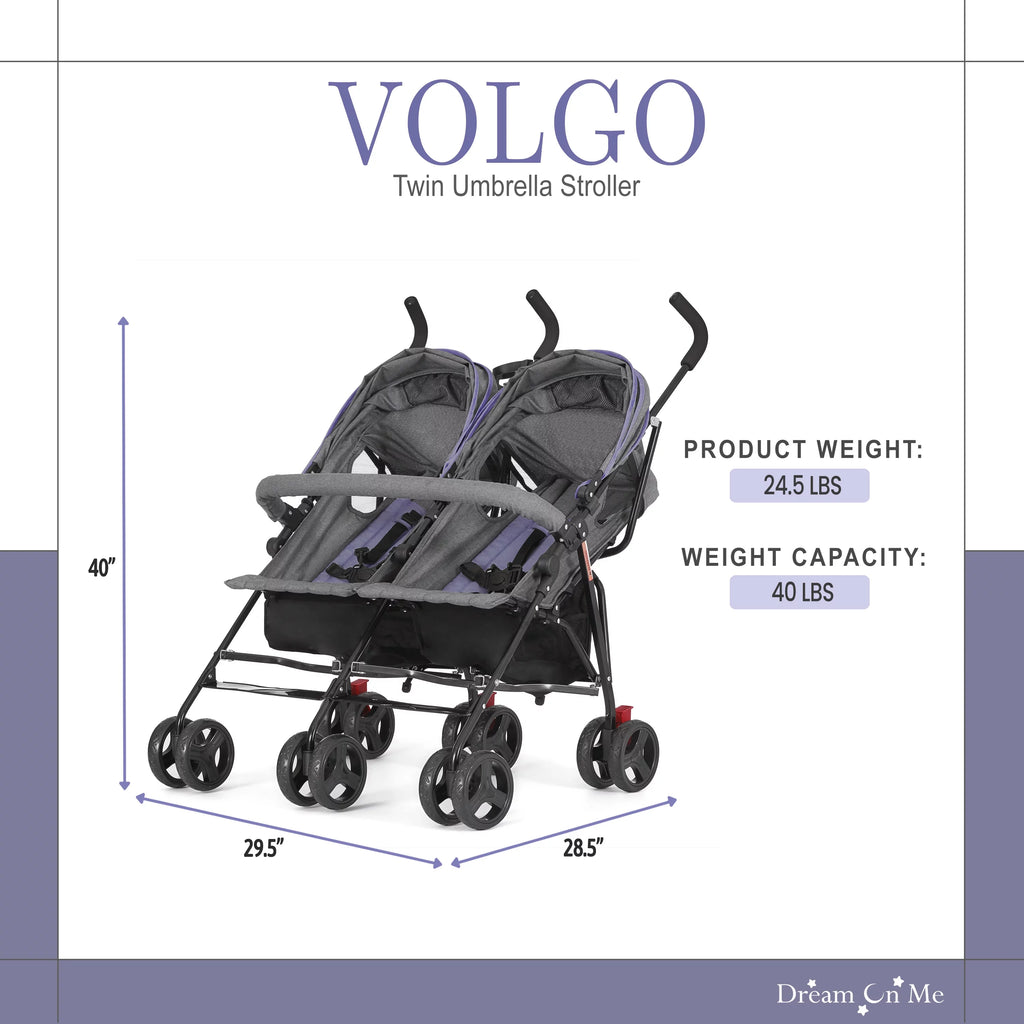 Lightweight Double Umbrella Stroller Y2832
