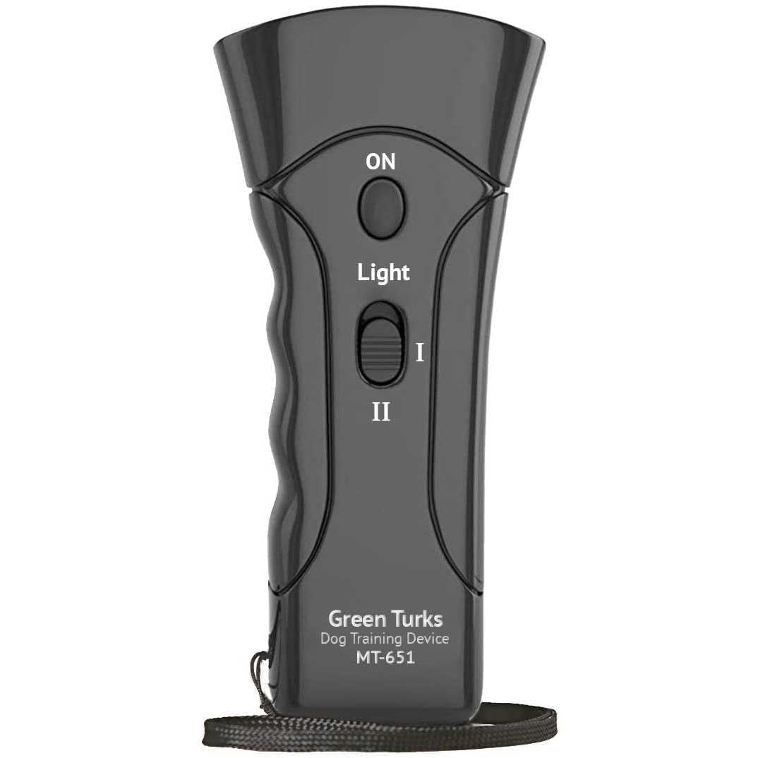 Handheld Anti Barking Dog Training Device with LED Dual Sensor V7379