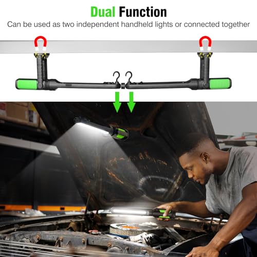 2400LM Rechargeable LED Work Light with Hooks S46548