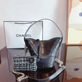 Calfskin Tweed Bucket Bag I4272