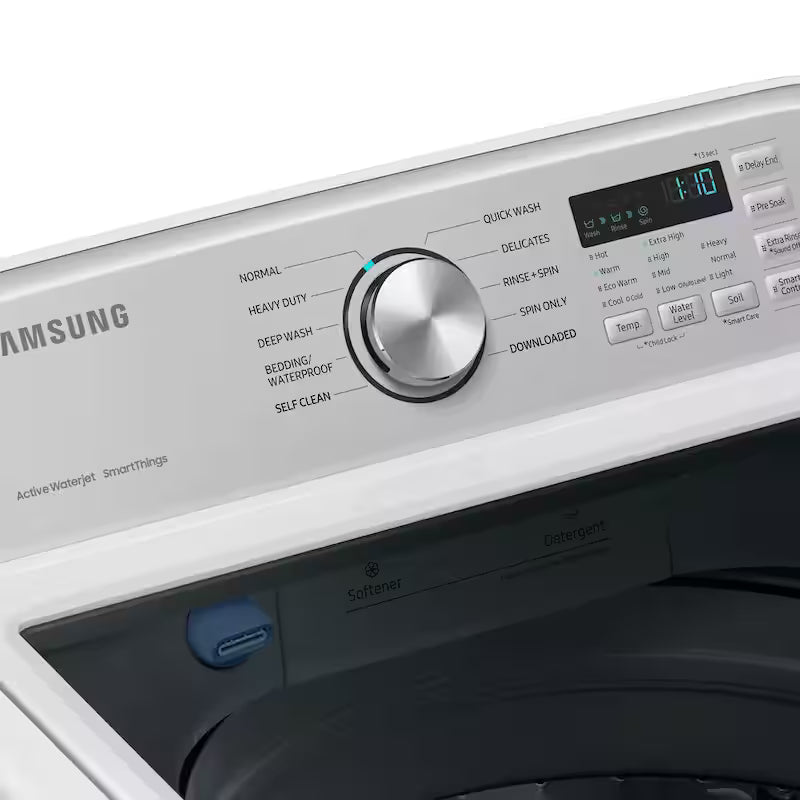 4.7 cu.ft. Smart Top Load Washer with Active WaterJet in White U1955