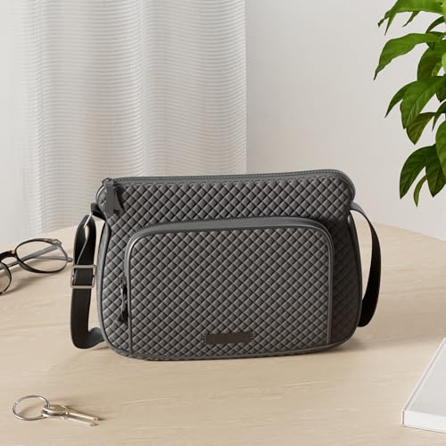 Microfiber Crossbody Purse with RFID Protection J50660
