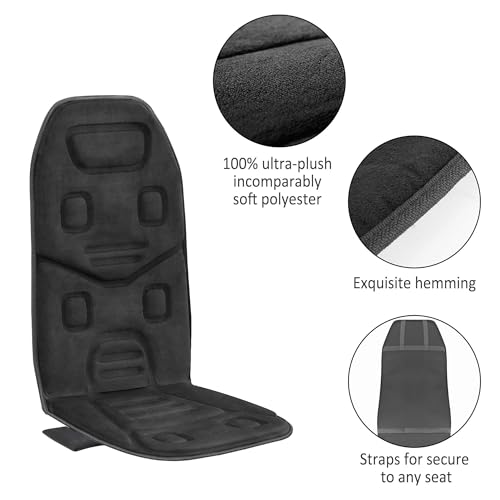 Massage Seat Cushion with Heat 10 Motors Vibration Chair Pad D7727