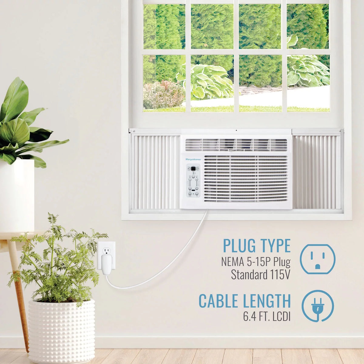 12,000 BTU 115-V Window Air Conditioner with Remote, White U30642