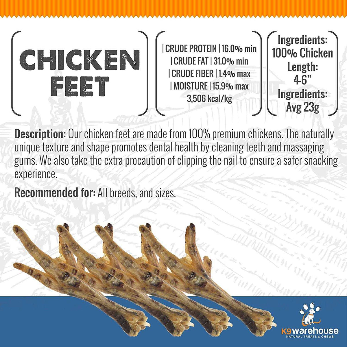 Chicken Feet Dog E775