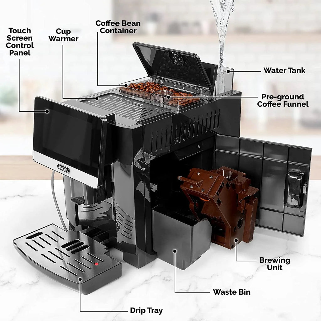 Black Automatic Coffee Espresso Machine S43301