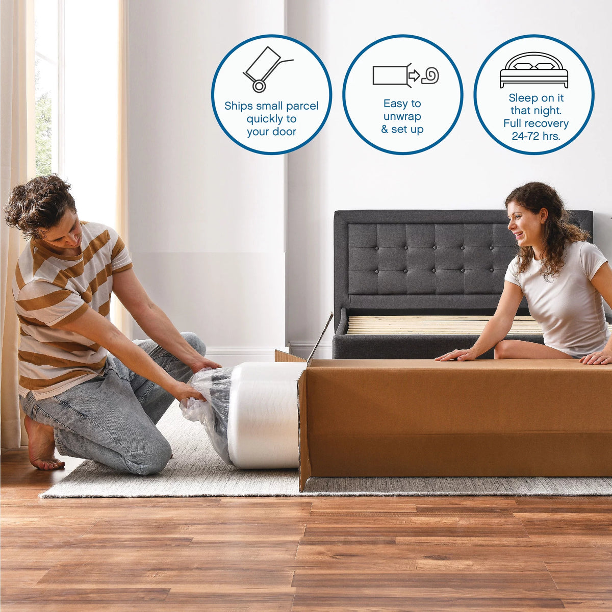 8 Gel Memory Foam Mattress, Twin U9184