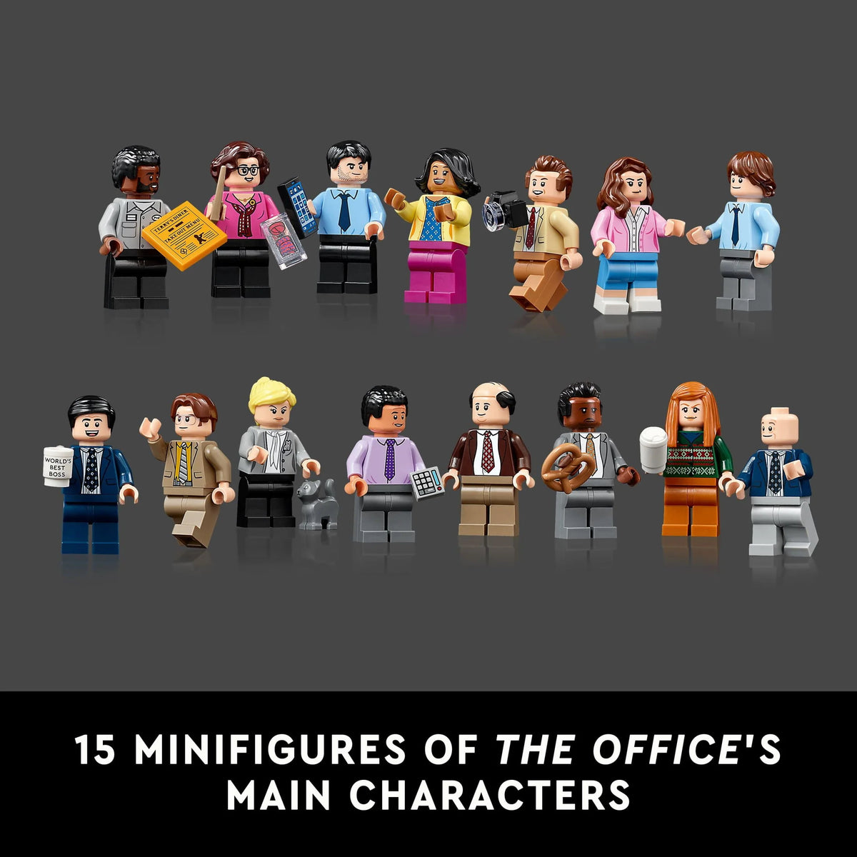 Building Set with 15 Characters Minifigures A803