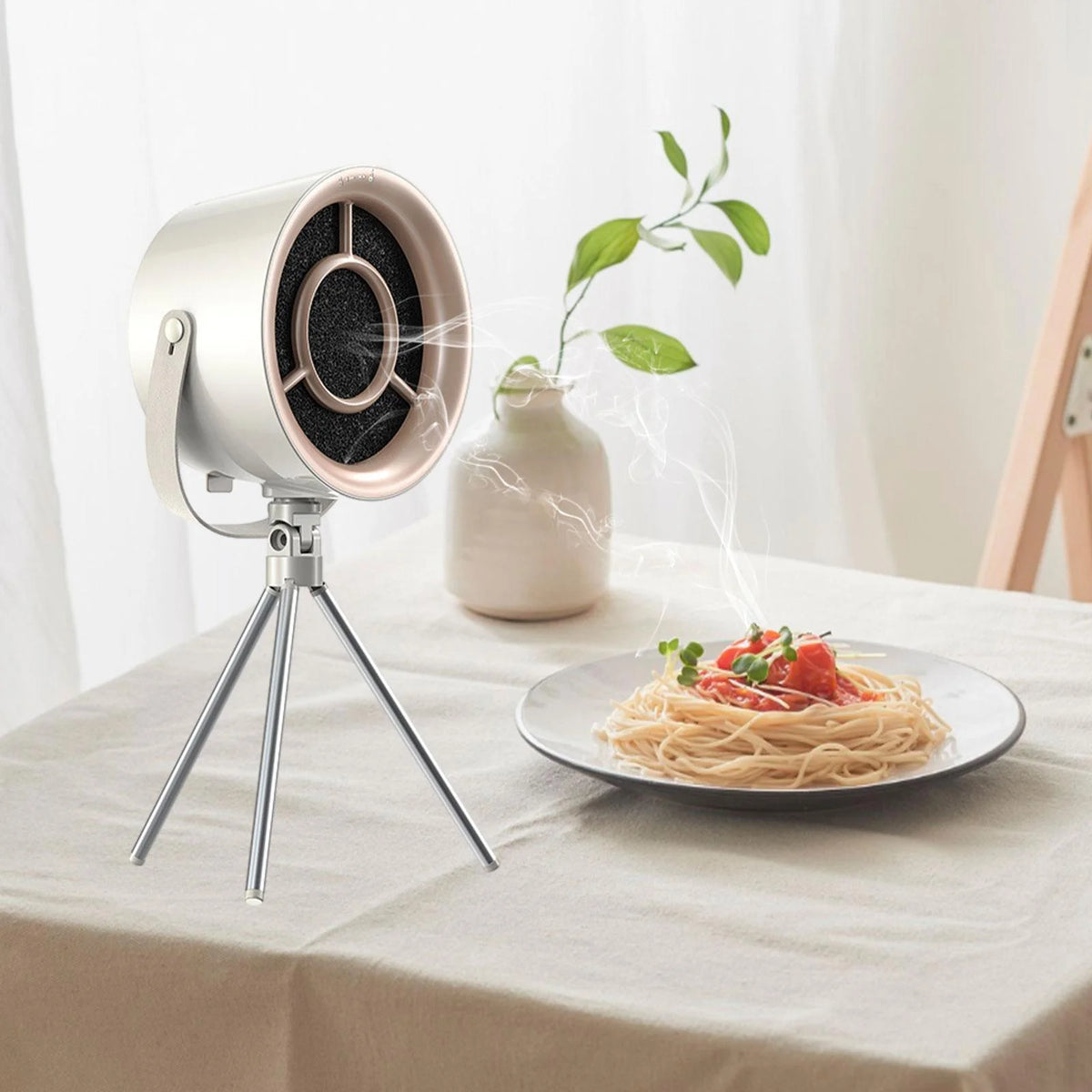 Portable Mini Range Hood White D87762