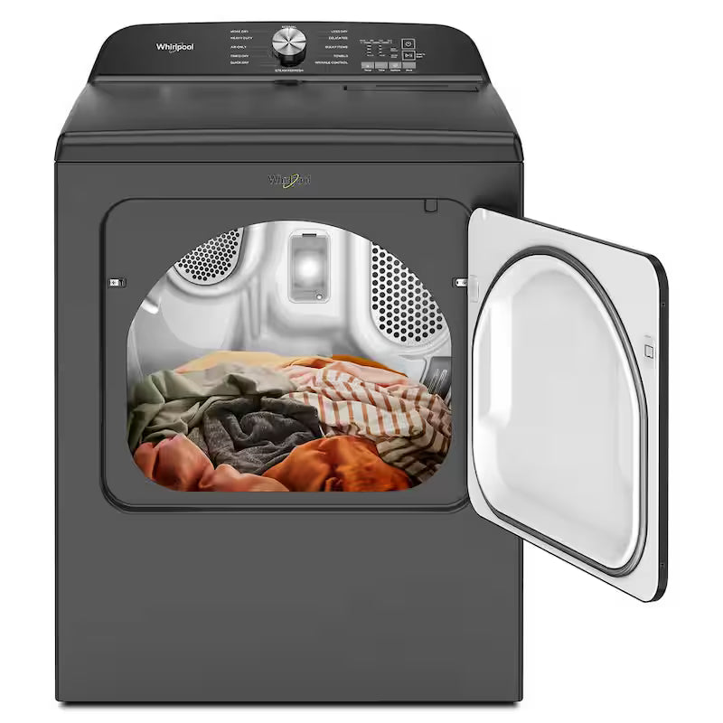 Front Load Gas Dryer in Volcano Black U2241