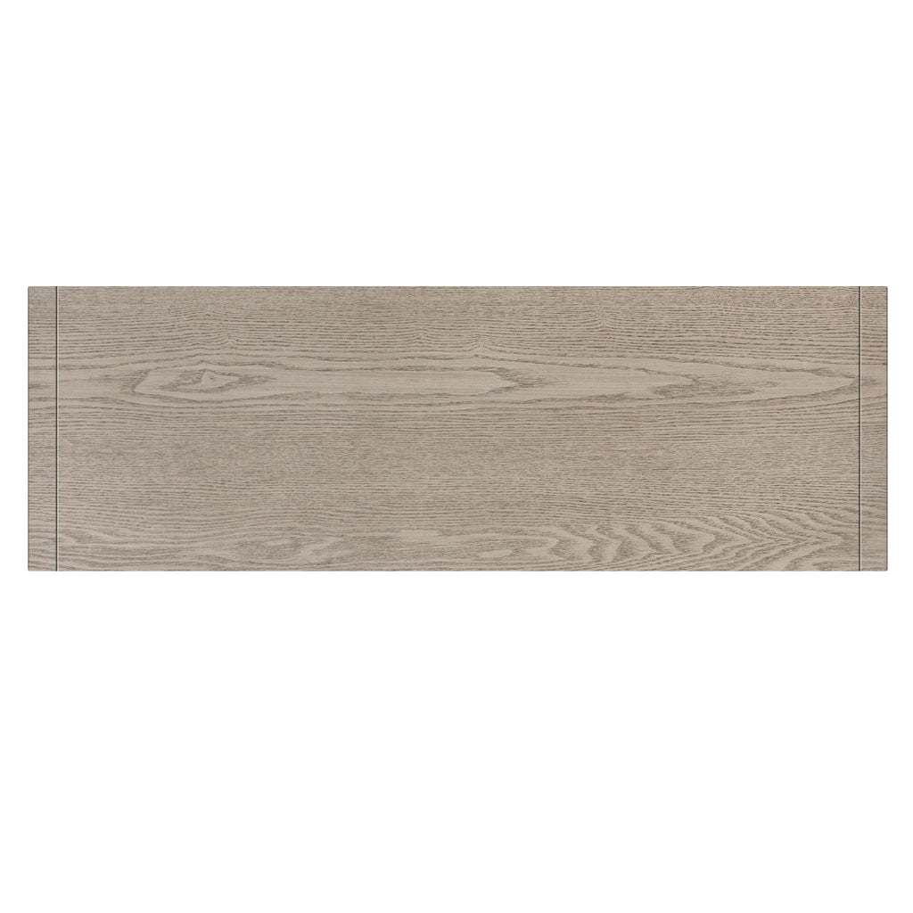 Wood Storage Cabinet with Three Tempered Glass Doors and Adjustable Shelf E56494