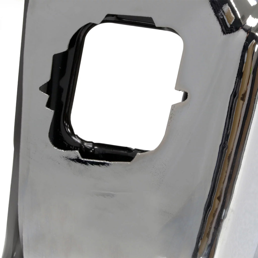 Chrome Rear Bumper Black Step with Dual Exhaust & Rear Parking Assist Sensor H260