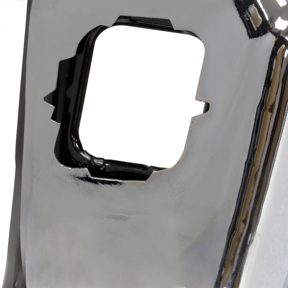 Chrome Rear Bumper Black Step with Dual Exhaust & Rear Parking Assist Sensor H260