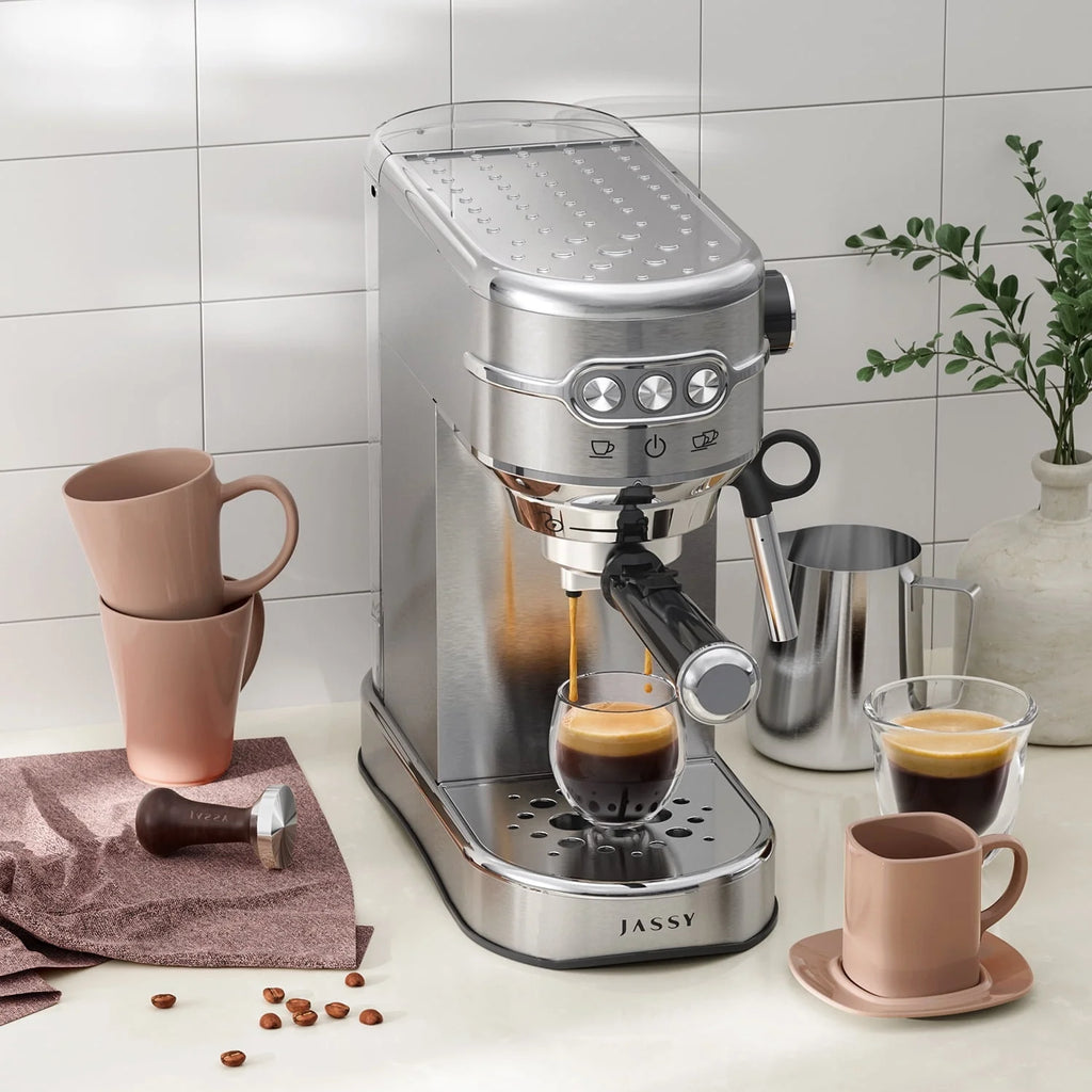 20 Bar Espresso Coffee Maker with Milk Frother P595426