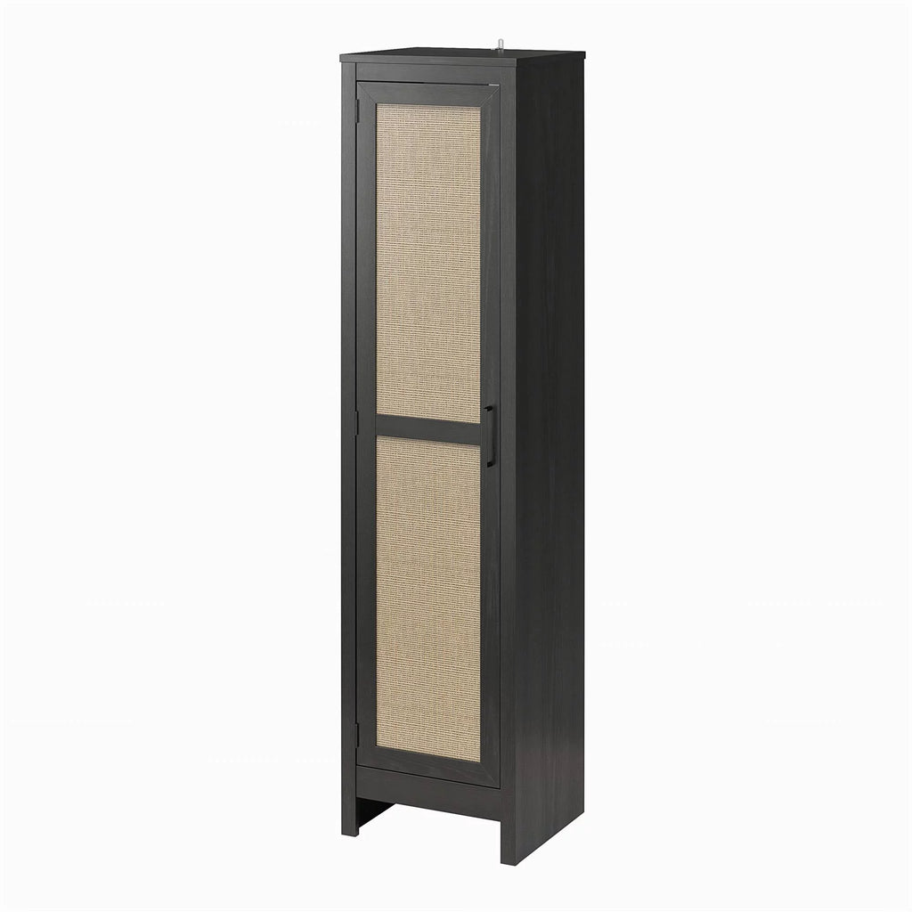 Black Oak 1 Door Cabinet P358449