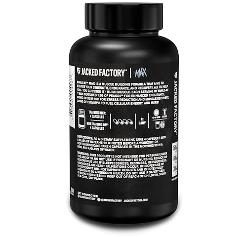 Muscle Builder Supplement with Cordyceps Ashwagandha 120 Count D223250